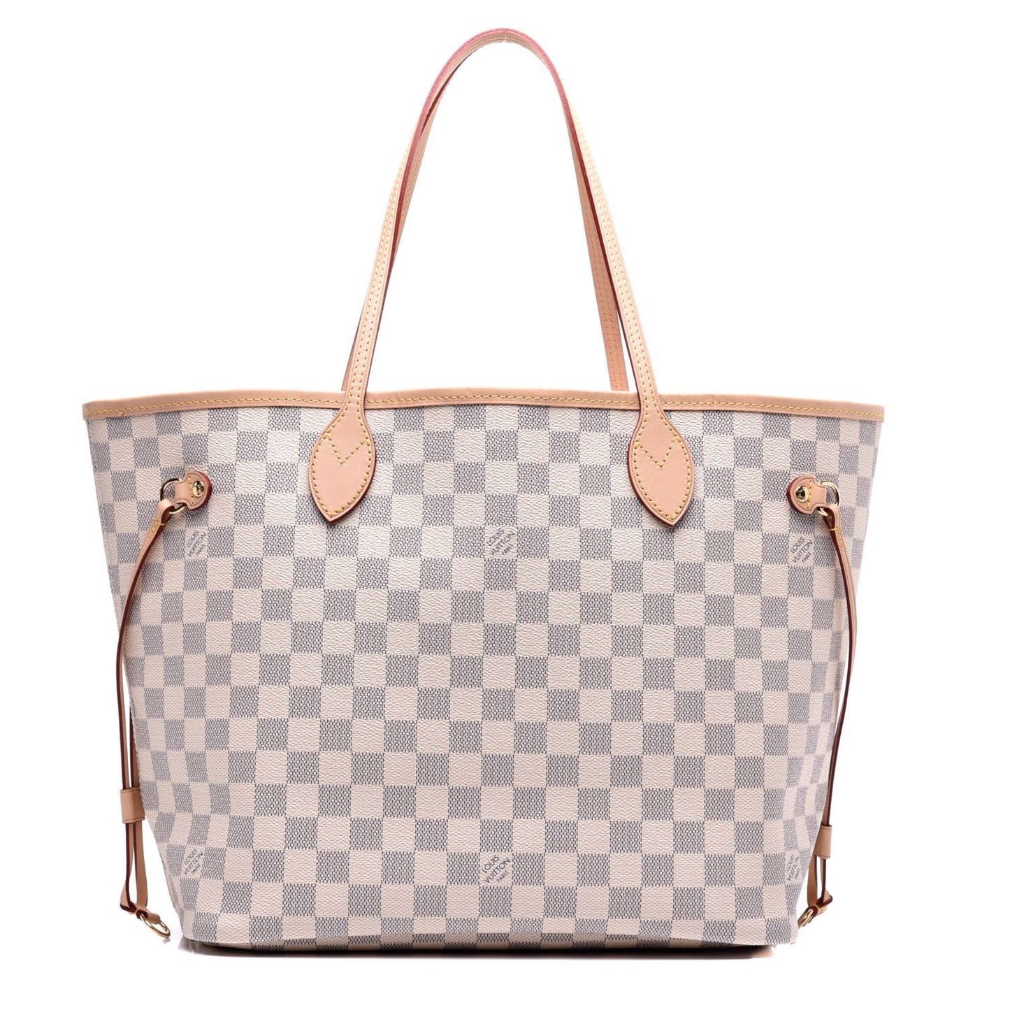 LOUIS VUITTON DAMIER AZUR NEVERFULL MM ROSE BALLERINE