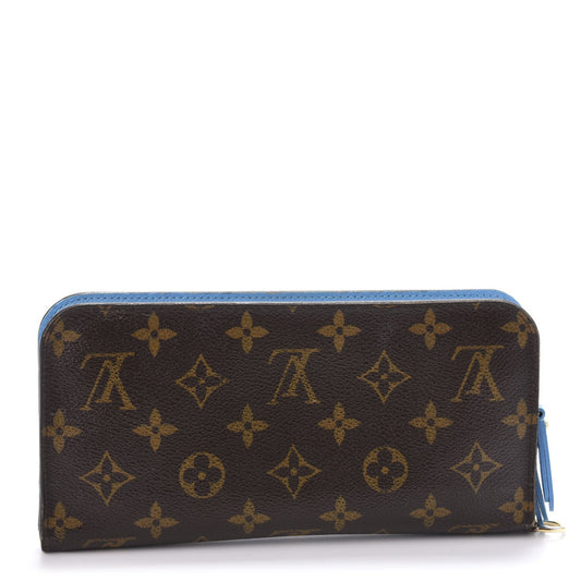LOUIS VUITTON Monogram Insolite Wallet Blue