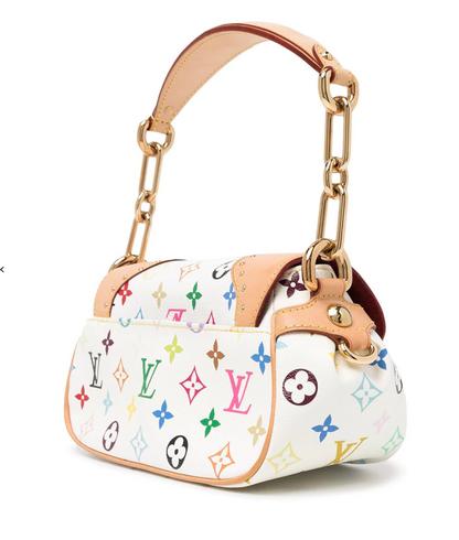 LOUIS VUITTON White Monogram Multicolor Marilyn Bag