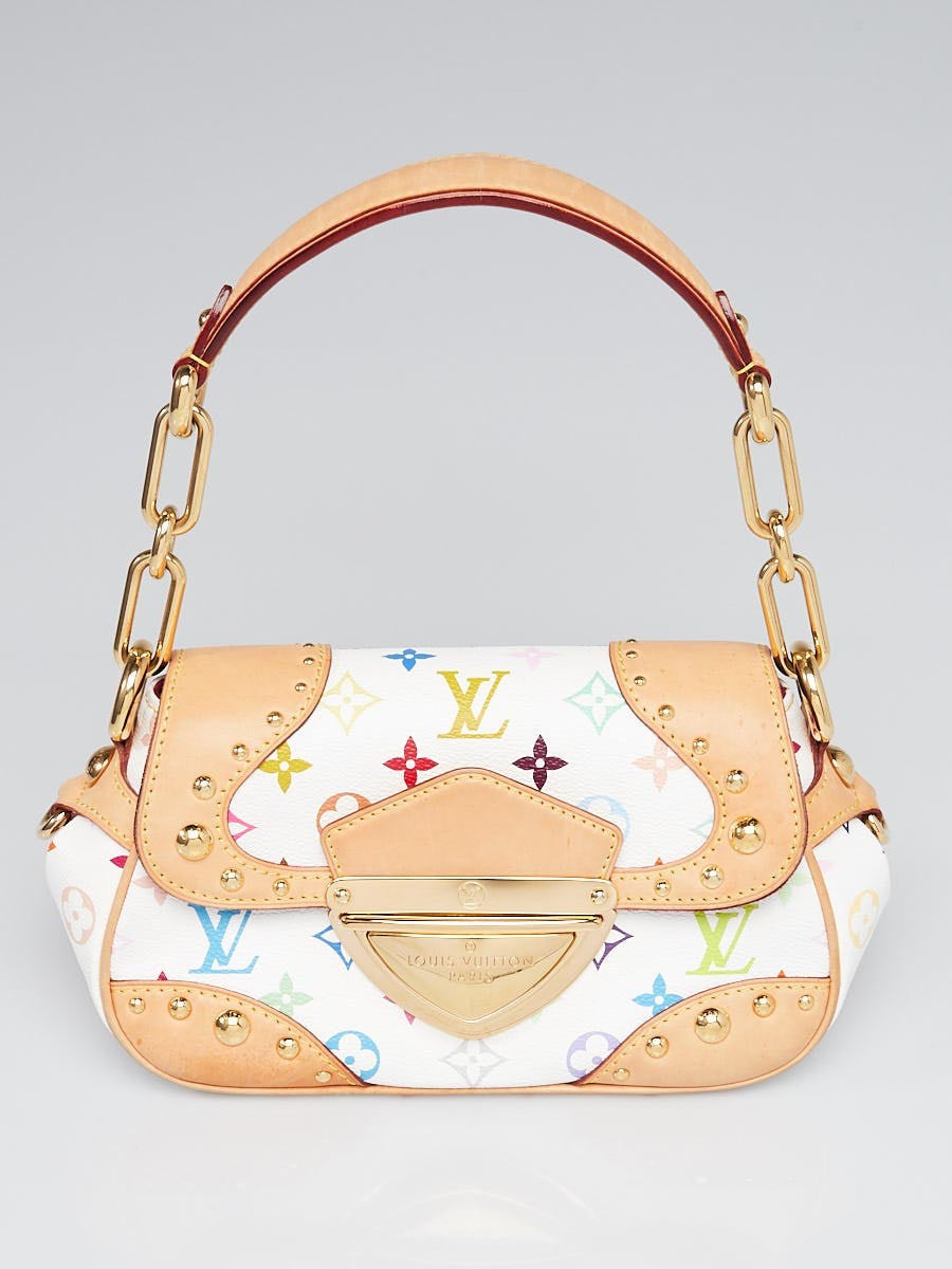 LOUIS VUITTON White Monogram Multicolor Marilyn Bag