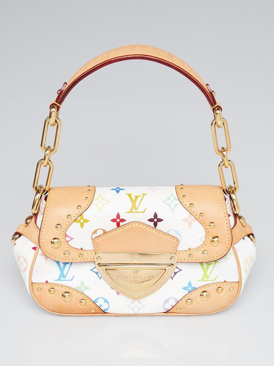 LOUIS VUITTON White Monogram Multicolor Marilyn Bag