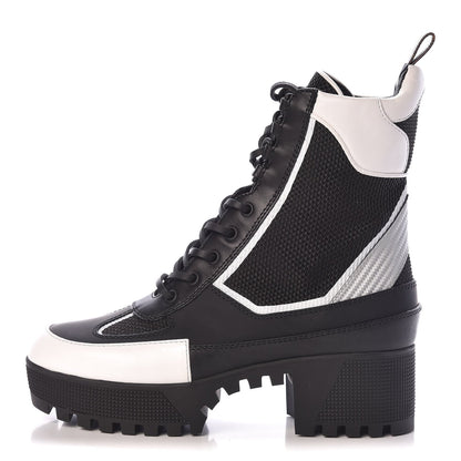 Louis Vuitton Calfskin Technical Nylon Laureate Platform Desert Boot