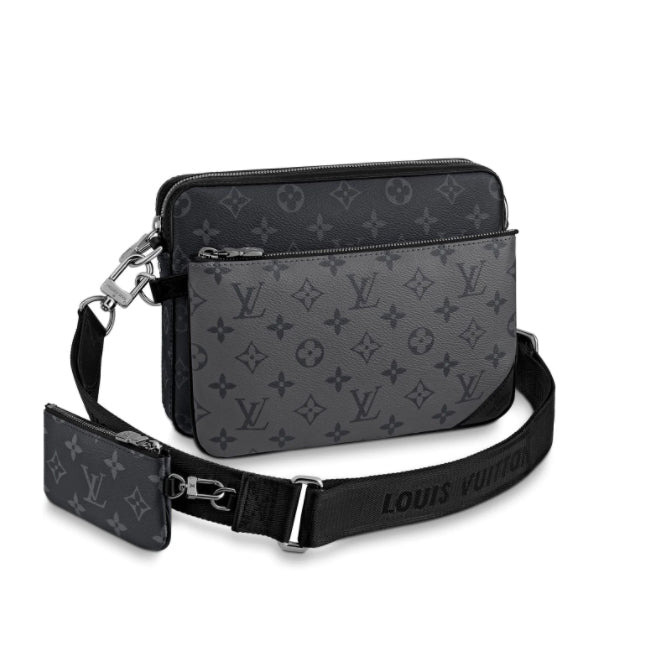 Louis Vuitton Reverse Monogram Eclipse Trio Messenger Bag