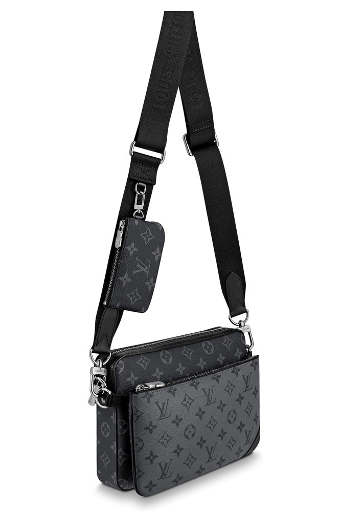 Louis Vuitton Reverse Monogram Eclipse Trio Messenger Bag