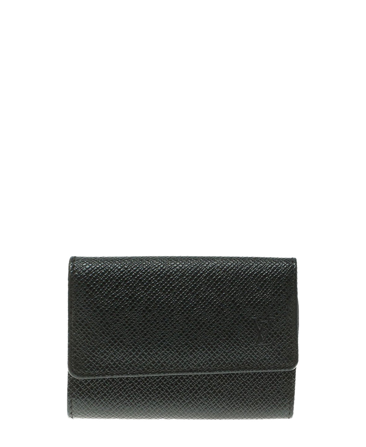 Taiga Leather Key Holder Black