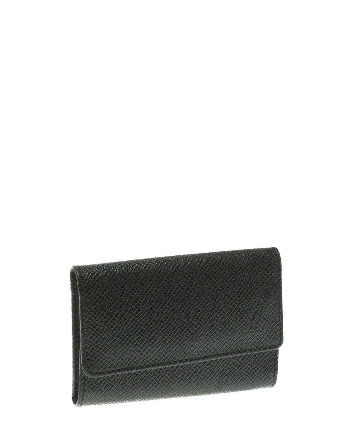 Taiga Leather Key Holder Black