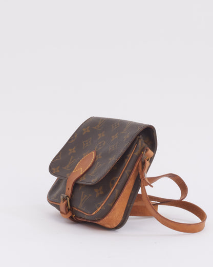 Louis Vuitton Vintage Monogram Mini Cartouchiere Crossbody