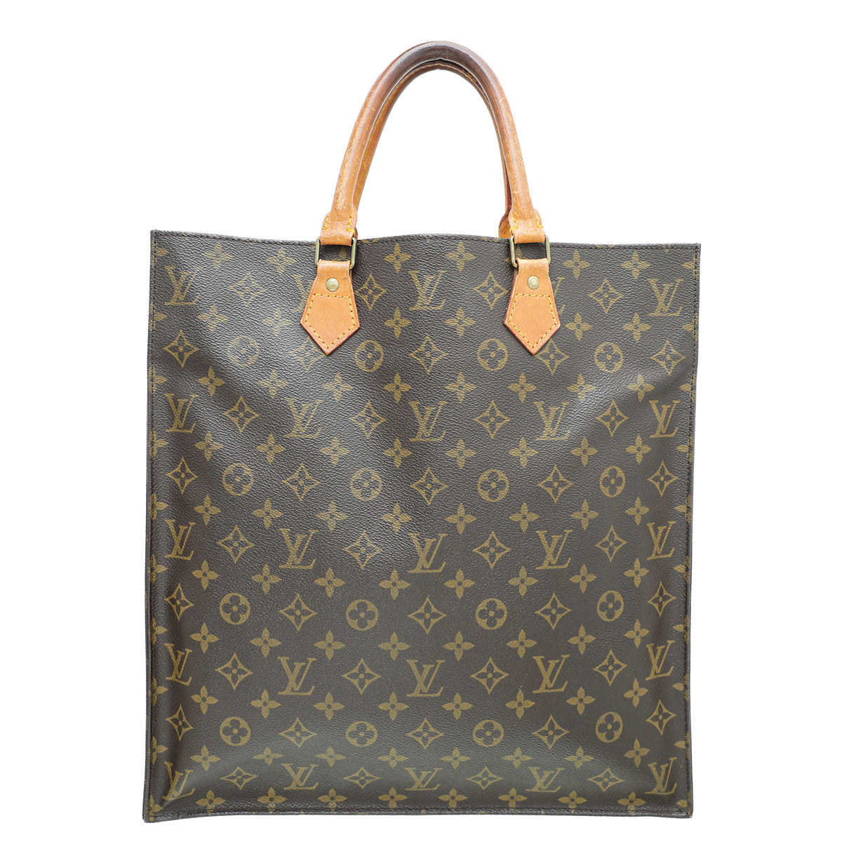 Louis Vuitton Vintage Monogram Sac Plat Tote MM Bag