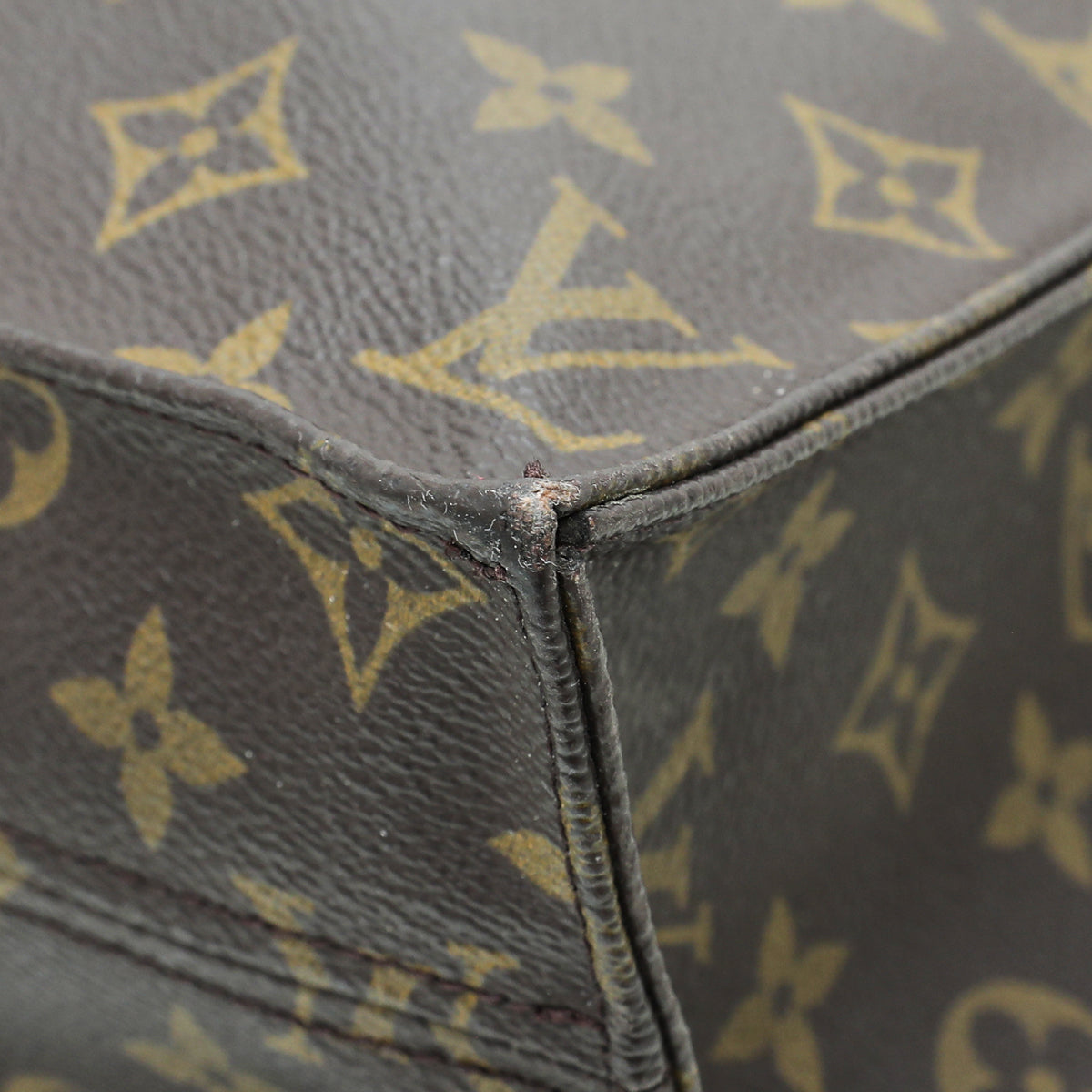 Louis Vuitton Vintage Monogram Sac Plat Tote MM Bag