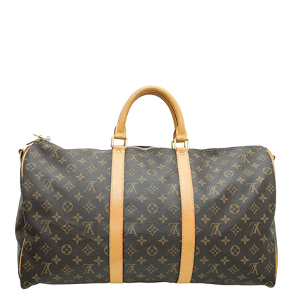 Louis Vuitton Monogram Keepall Bandouliere 50 Bag