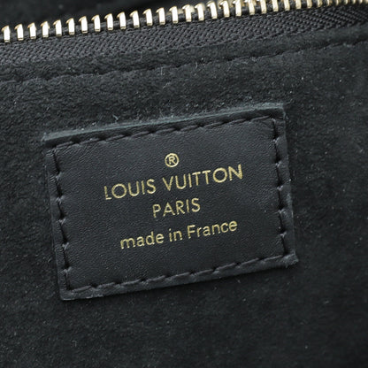 Louis Vuitton Noir Monogram Empreinte Petite Malle Souple Bag