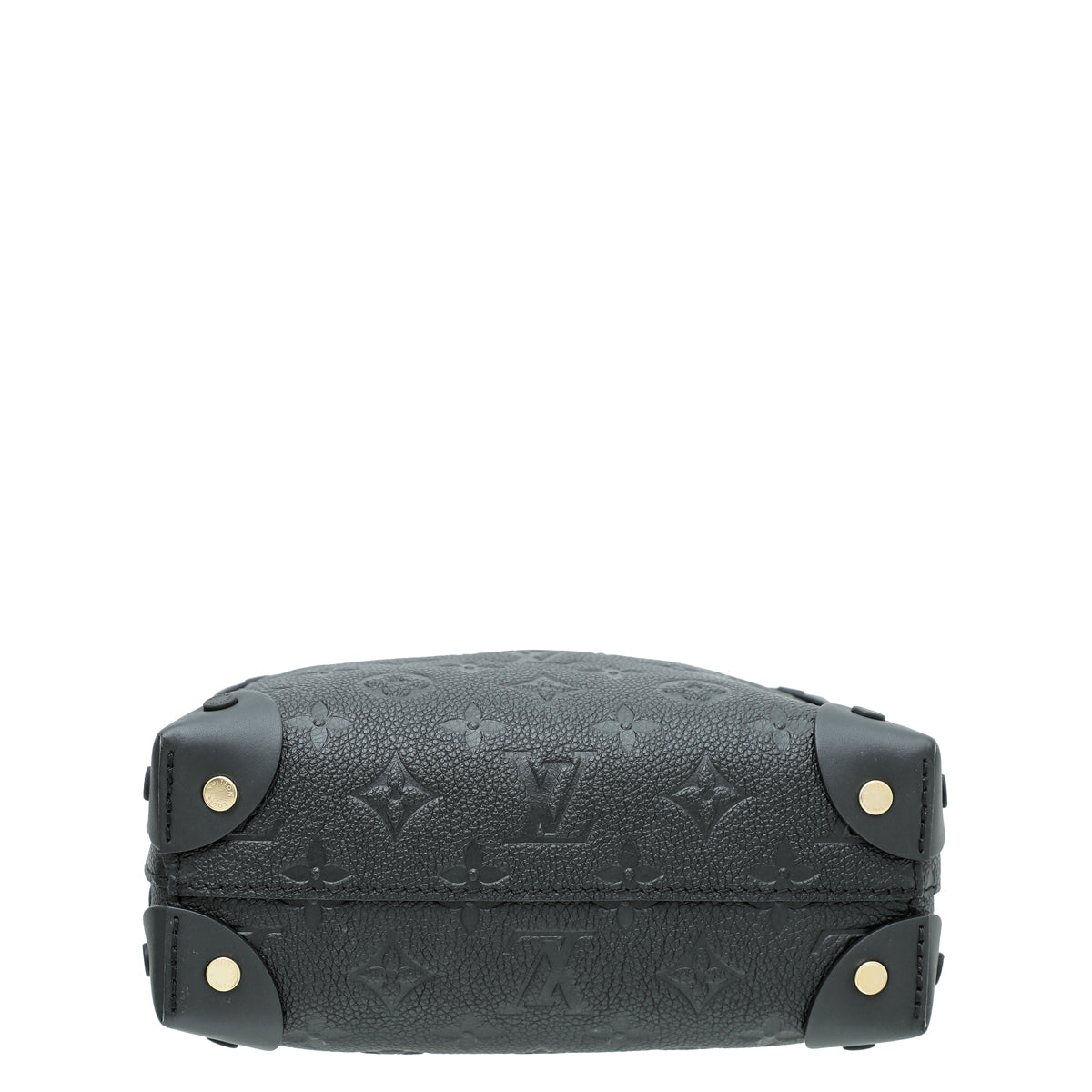 Louis Vuitton Noir Monogram Empreinte Petite Malle Souple Bag