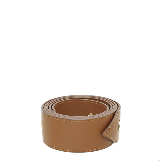 Louis Vuitton Tan Tie The Knot Eyelets Belt 32