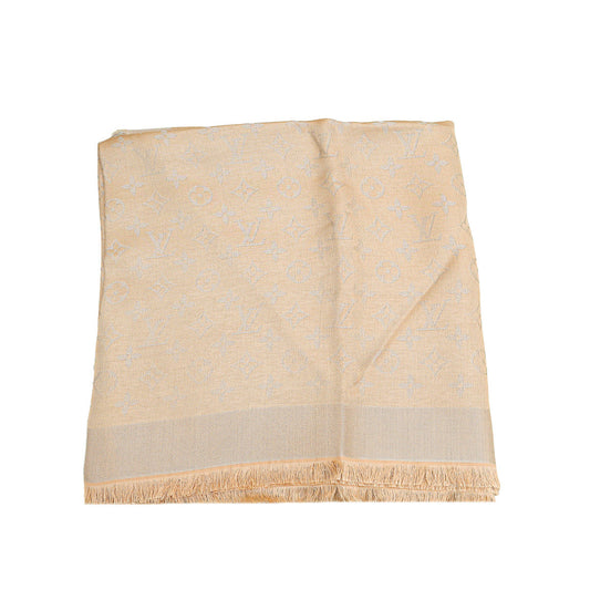 Louis Vuitton Poudre Monogram Shine Shawl