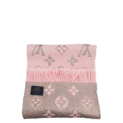 Louis Vuitton Rose Ballerine Logomania Shine Scarf