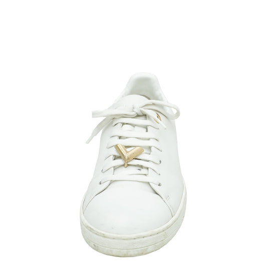 Louis Vuitton White Frontrow V Sneakers 38