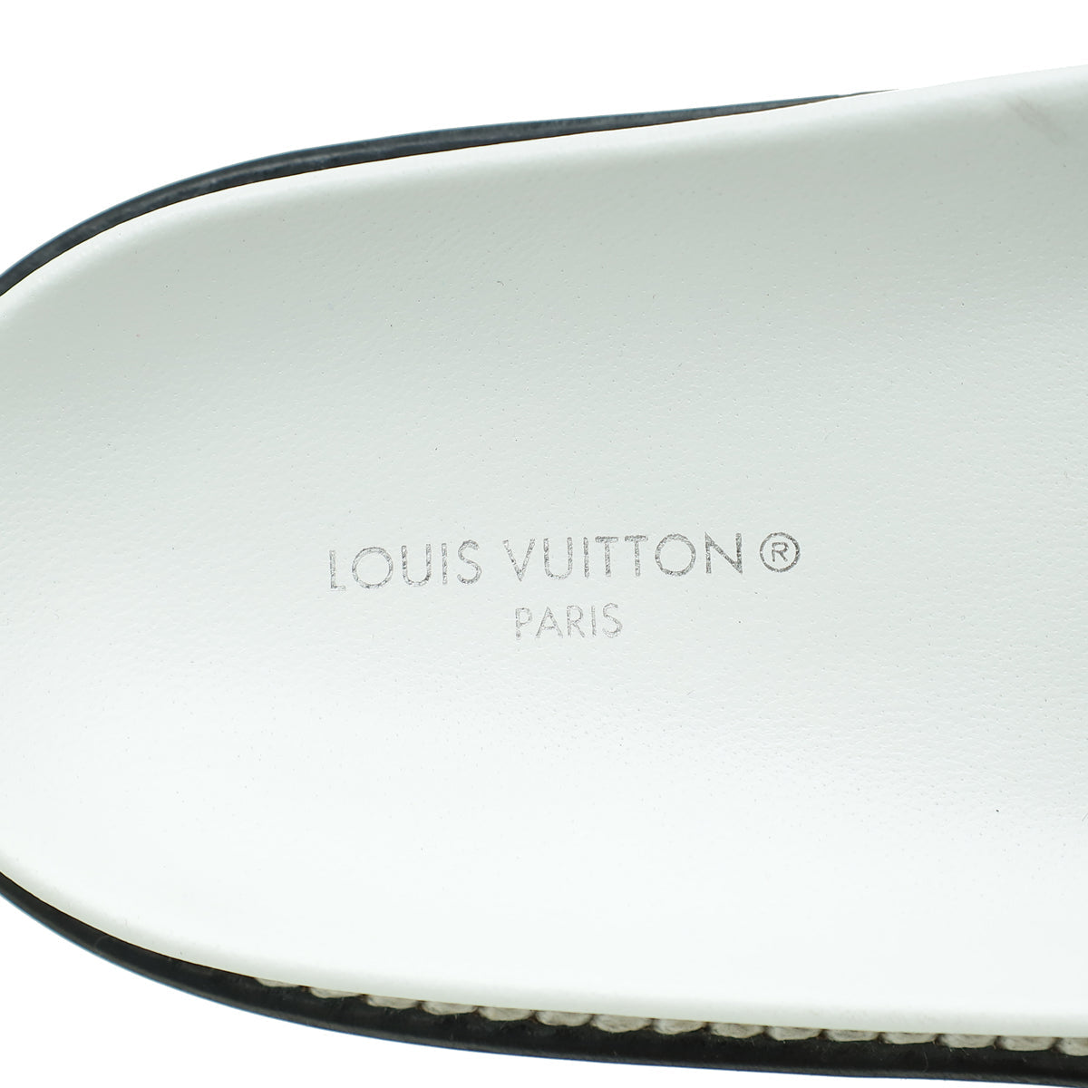 Louis Vuitton White Monogram Embossed Sunset Flat Comfort Mules 37