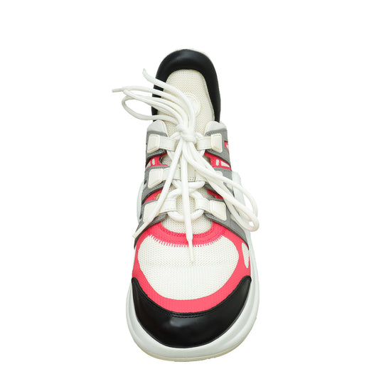 Louis Vuitton White Multicolor Archlight Sneaker 39