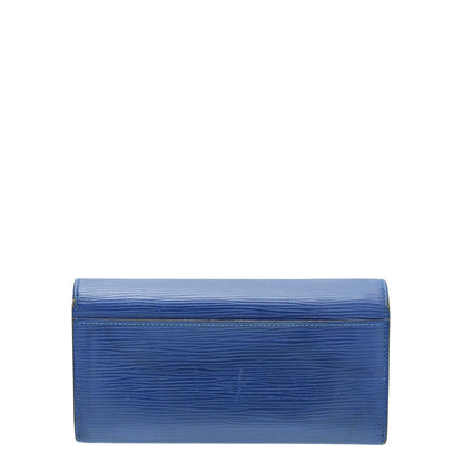 Louis Vuitton Blueberry Sarah Wallet w/S.C Initials