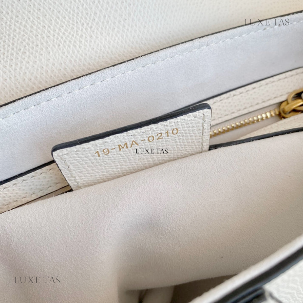 Latte Grained Calfskin Saddle Bag With Strap Leather Crossbody Bag for Women
