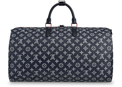 LV Keepall Bandouliere 50 Upside Canvas
