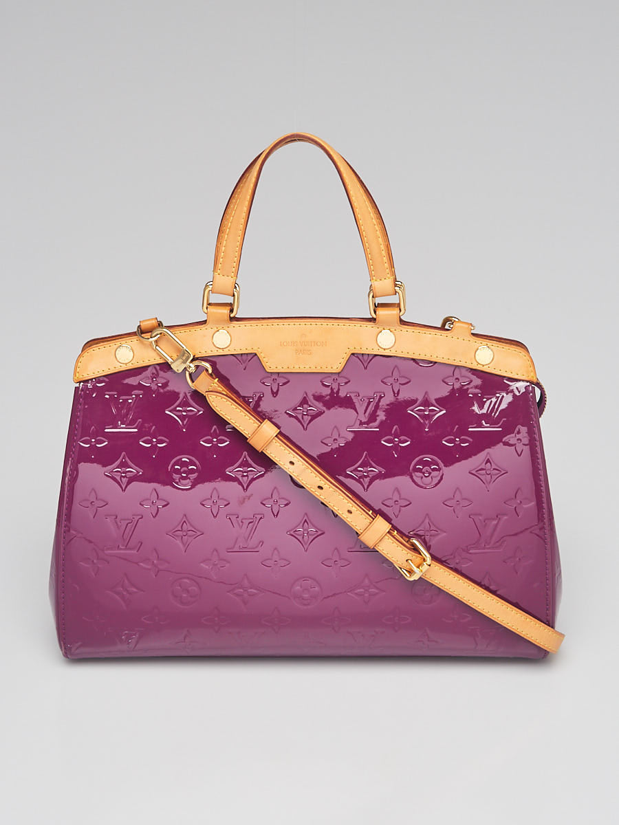 LOUIS VUITTON VERNIS BREA AMETHYST MM BAG