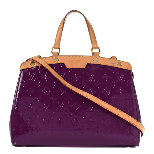 LOUIS VUITTON VERNIS BREA AMETHYST MM BAG