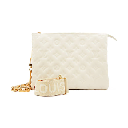 LOUIS VUITTON MONOGRAM PUFFY LAMBSKIN COUSSIN PM BAG