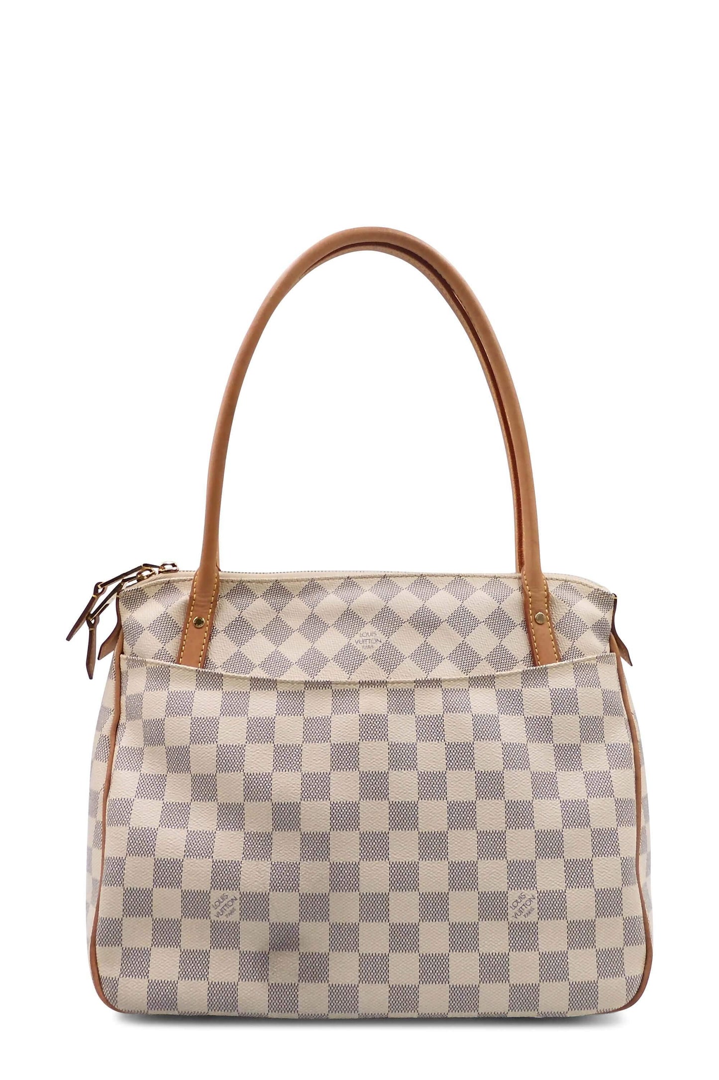 Damier Azur Figheri PM White Brown