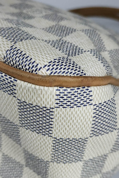 Damier Azur Figheri PM White Brown