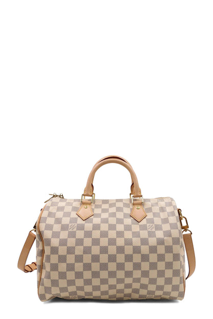 Damier Azur Speedy 30 White Grey