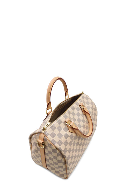 Damier Azur Speedy 30 White Grey