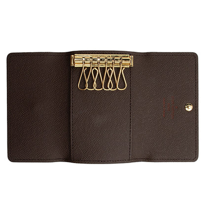 Louis Vuitton Damier Ebene 6 Key Holder (SHF-Kstybg)