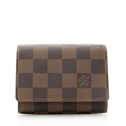 Louis Vuitton Damier Ebene Business Card Holder (SHF-uVymr2)