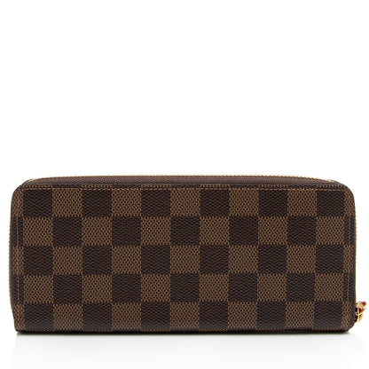 Louis Vuitton Damier Ebene Clemence Wallet (SHF-pY6d0M)