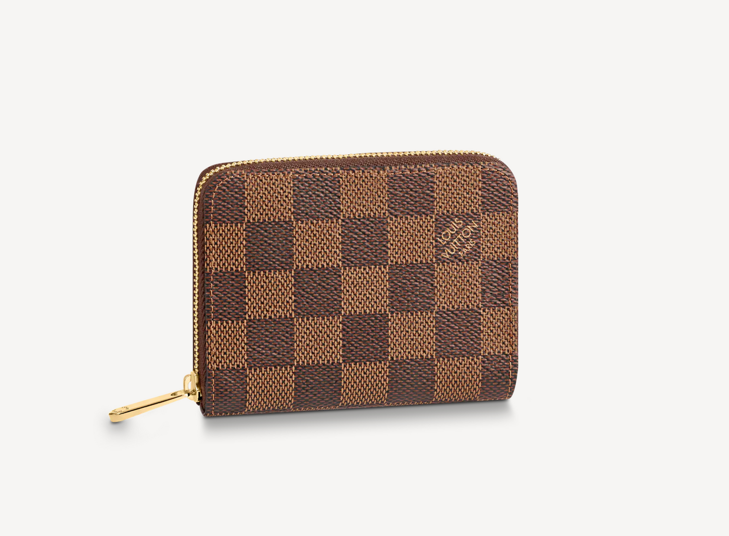 LOUIS VUITTON DAMIER EBENE SMALL ZIP WALLET