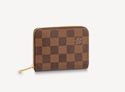 LOUIS VUITTON DAMIER EBENE SMALL ZIP WALLET