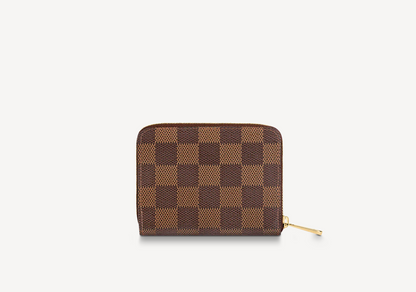 LOUIS VUITTON DAMIER EBENE SMALL ZIP WALLET