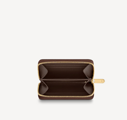 LOUIS VUITTON DAMIER EBENE SMALL ZIP WALLET