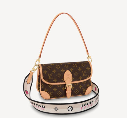 LOUIS VUITTON MONOGRAM DIANE SATCHEL NM