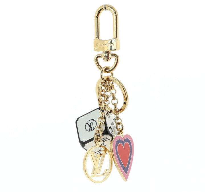LOUIS VUITTON Game On Dice And Heart Bag Charm And Key Holder