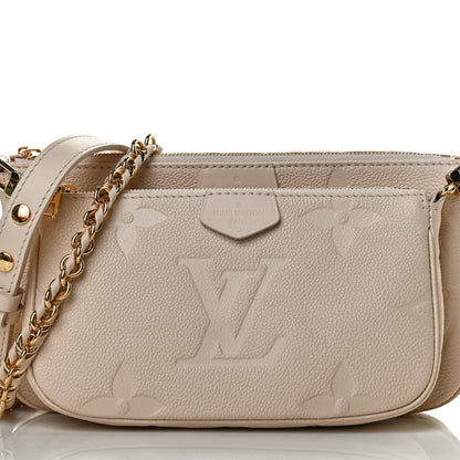 LOUIS VUITTON EMPREINTE GIANT MONOGRAM MULTI POCHETTE