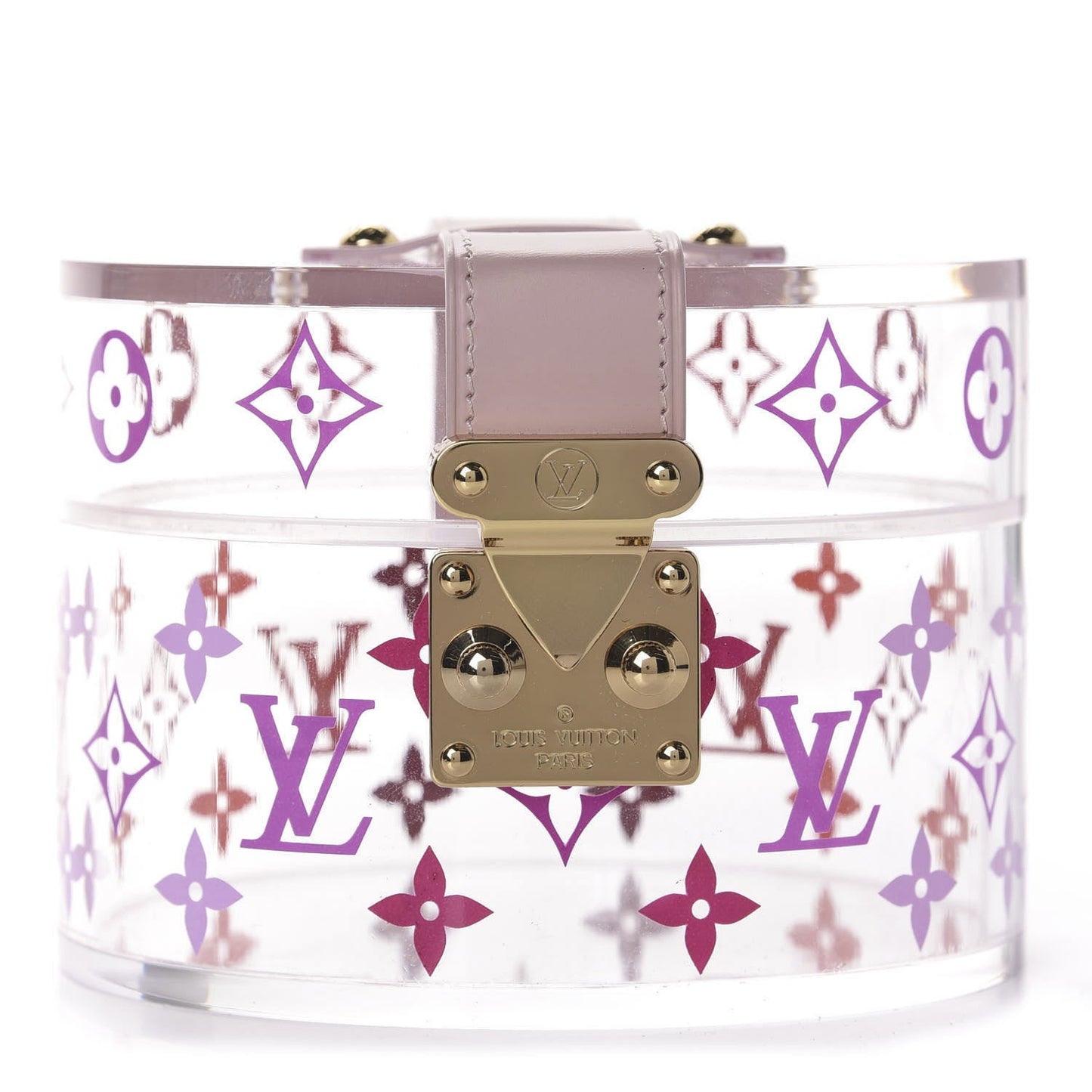 LOUIS VUITTON TRANSPARENT PLEXIGLASS BOX SCOTT ROSE BALLERINE