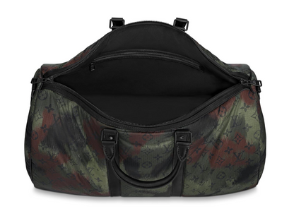 LOUIS VUITTON KEEPALL BANDOULIERE 50 NYLO CAMO LIMITED EDITION BAG