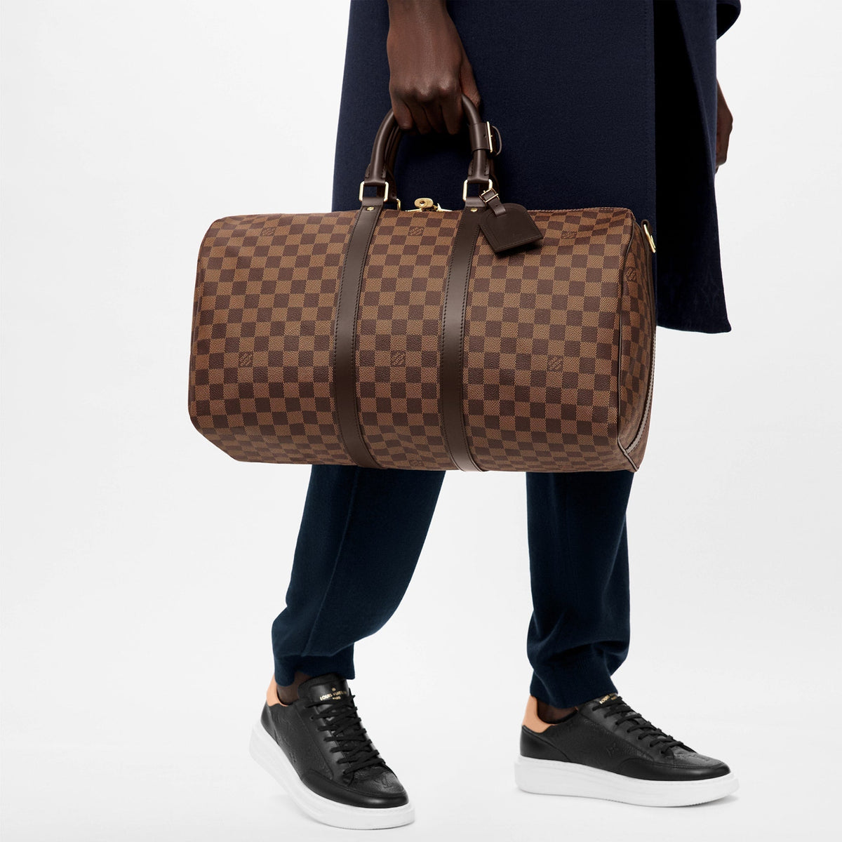 LOUIS VUITTON KEEPALL BANDOULIÈRE 50 DAMIER EBENE