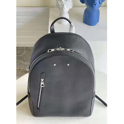 Louis Vuitton LV Unisex Armand Backpack Exterior Taurillon Cowhide Leather
