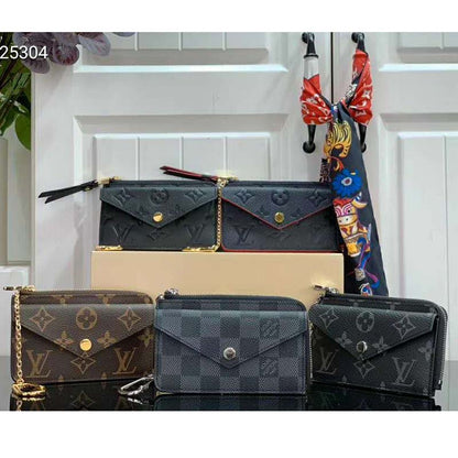 Louis Vuitton LV Unisex Card Holder Recto Verso Monogram Empreinte Leather