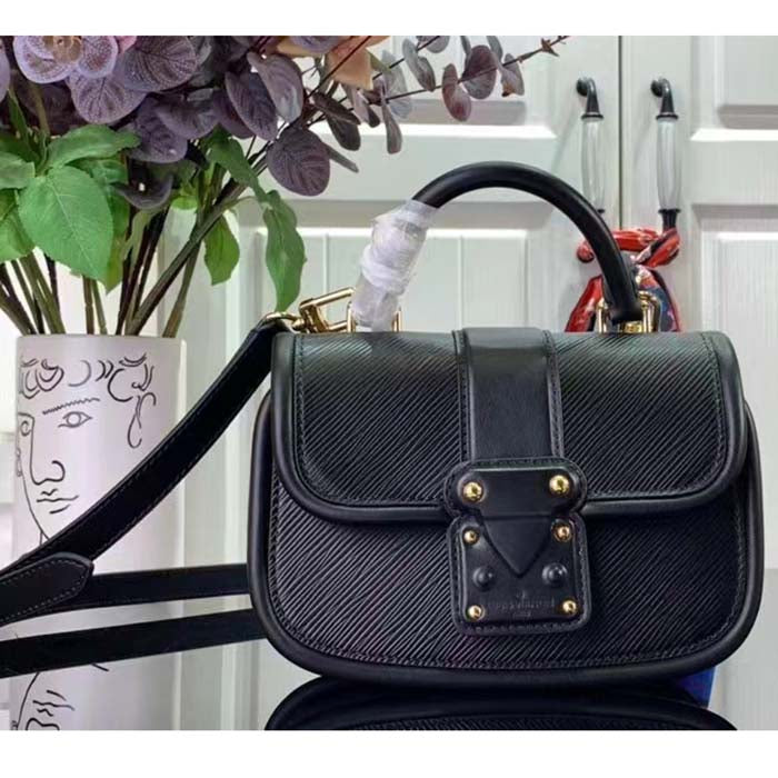 Louis Vuitton LV Women Hide Seek Black Epi Grained Smooth Cowhide Leather