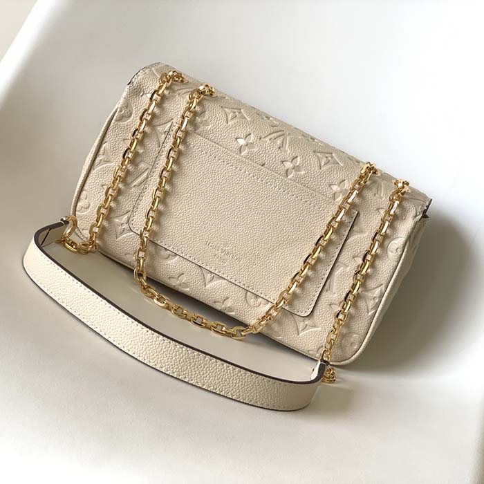 Louis Vuitton LV Women Marceau Dove Gray Embossed Grained Cowhide Leather