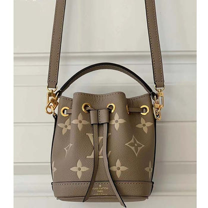 Louis Vuitton LV Women Nano Noé Monogram Empreinte Embossed Supple Grained Cowhide Leather